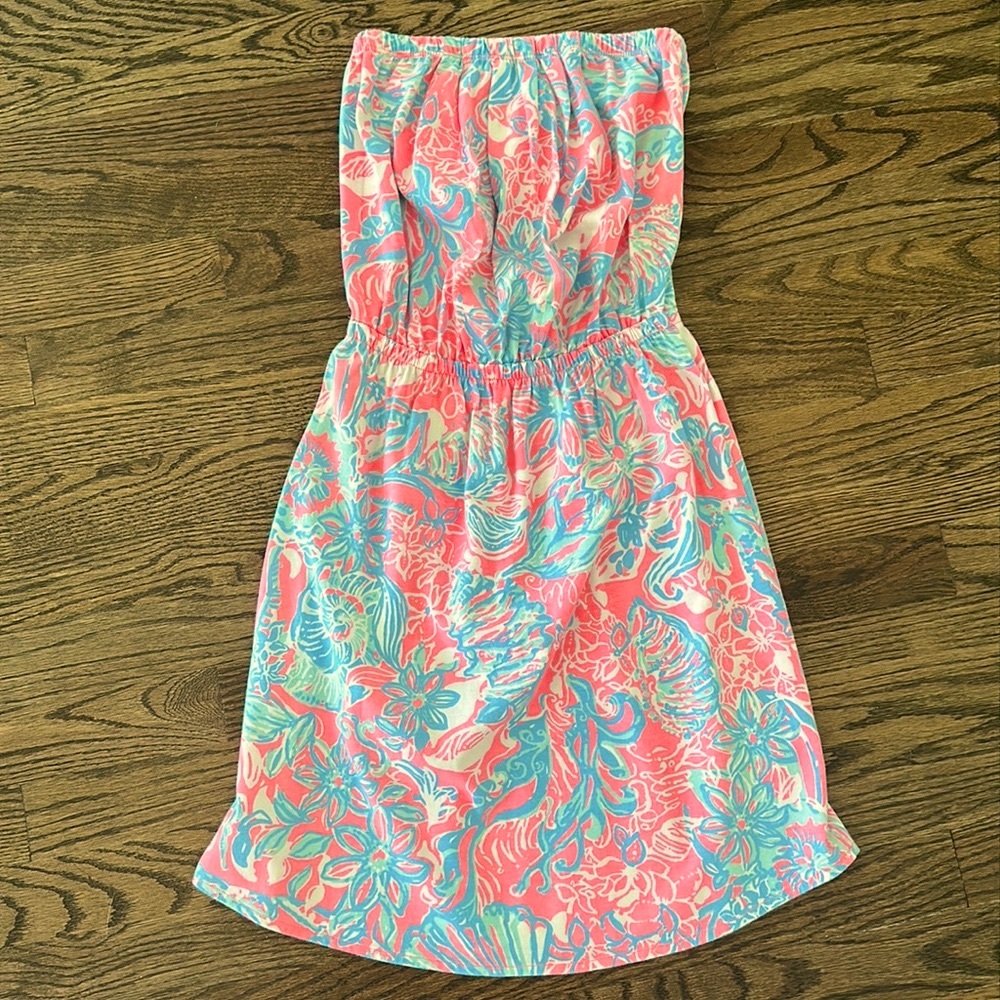 Lilly Pulitzer Cotton Strapless Dress